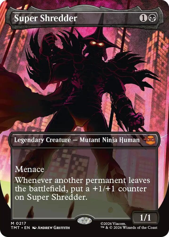 Magic: The Gathering: Super Shredder (Borderless) - Teenage Mutant Ninja Turtles