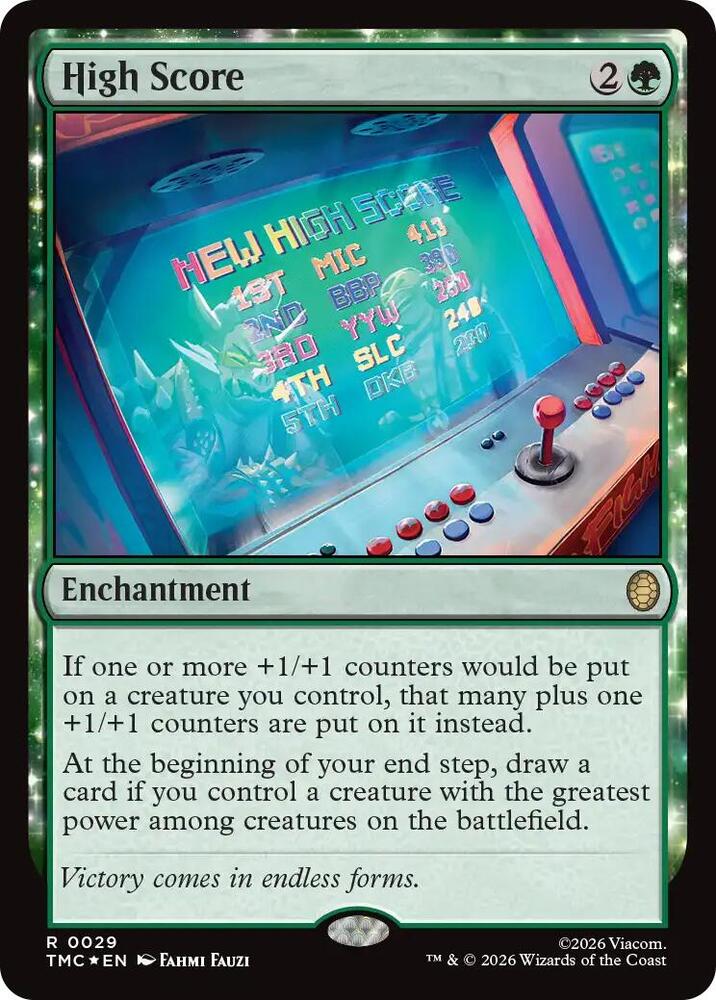 Magic: The Gathering: High Score (Surge Foil) - Commander: Teenage Mutant Ninja Turtles - VGMX