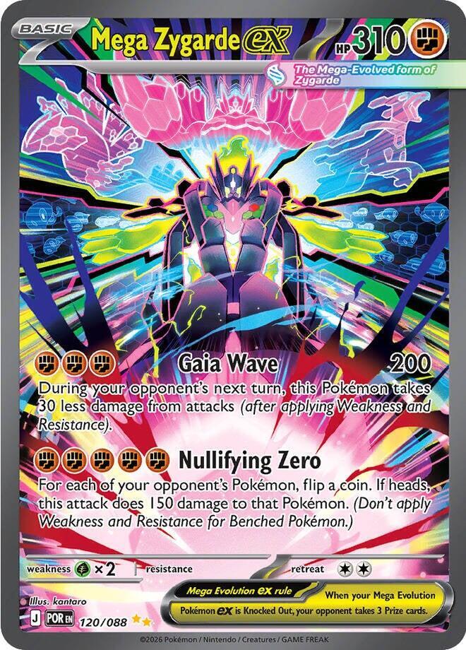 Pokemon: Mega Zygarde ex 120/088 - Perfect Order - VGMX