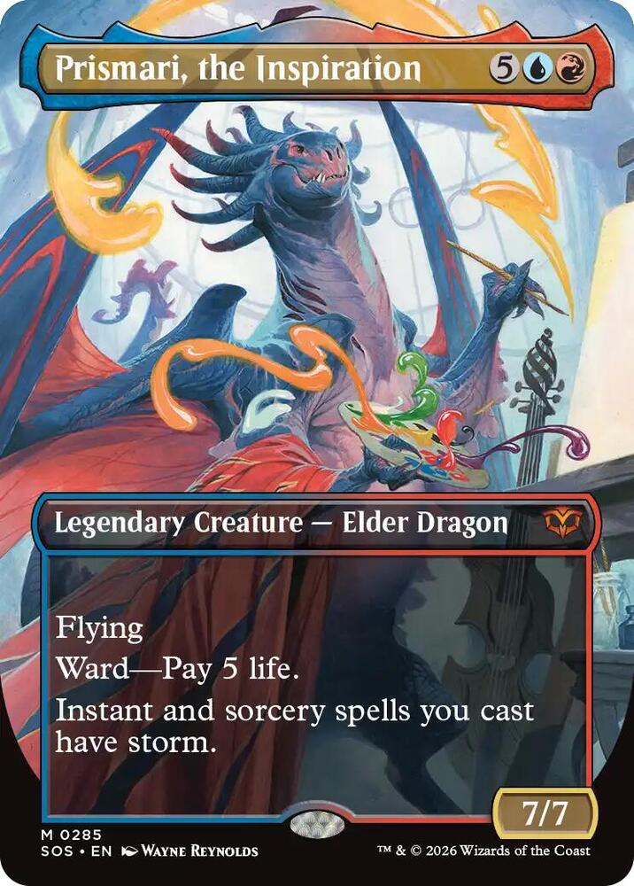 Magic: The Gathering: Prismari, the Inspiration (Borderless) - Secrets of Strixhaven - VGMX