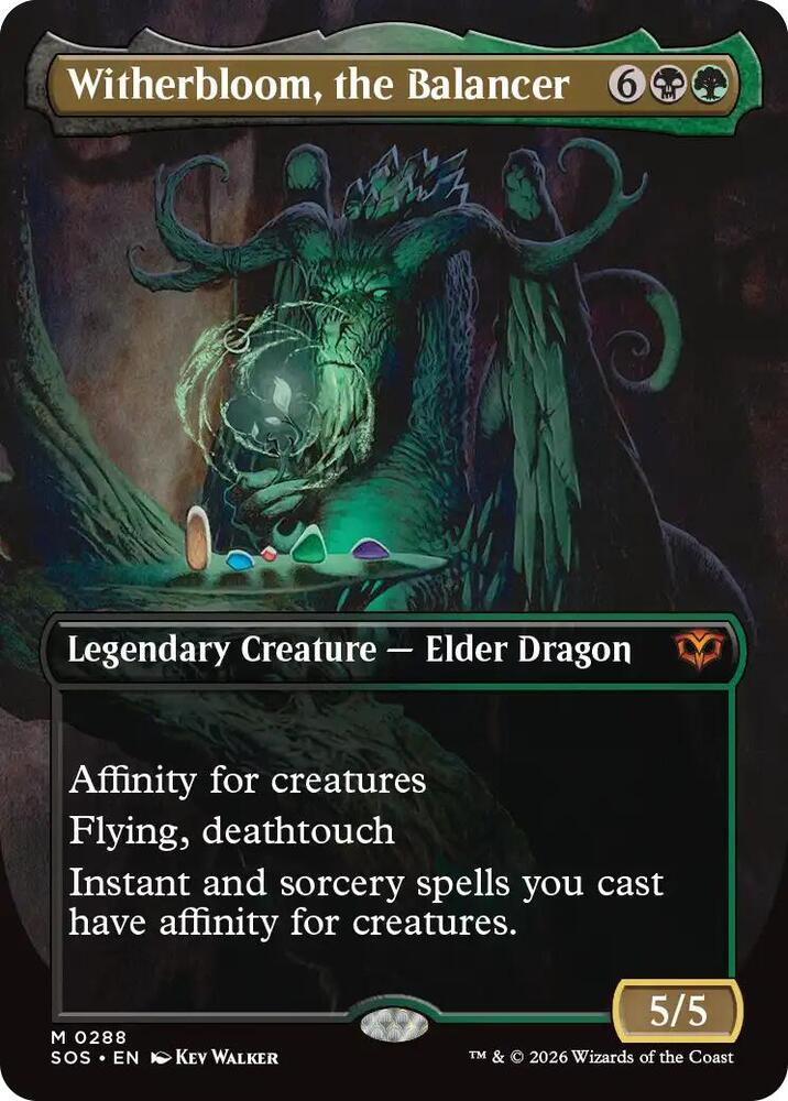 Magic: The Gathering: Witherbloom, the Balancer (Borderless) - Secrets of Strixhaven - VGMX