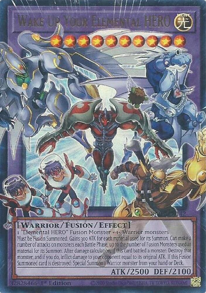 Yu-Gi-Oh!: Wake Up Your Elemental HERO (Extended Art) (Ultra Rare) - Rarity Collection 5