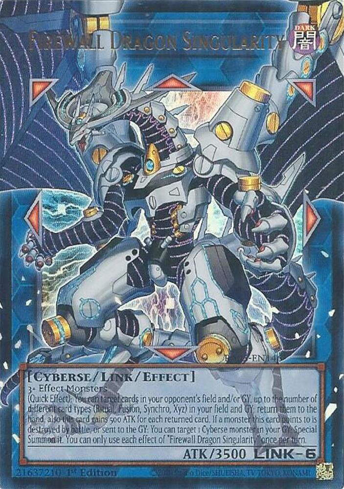 Yu-Gi-Oh!: Firewall Dragon Singularity (Extended Art) (Ultra Rare) - Rarity Collection 5