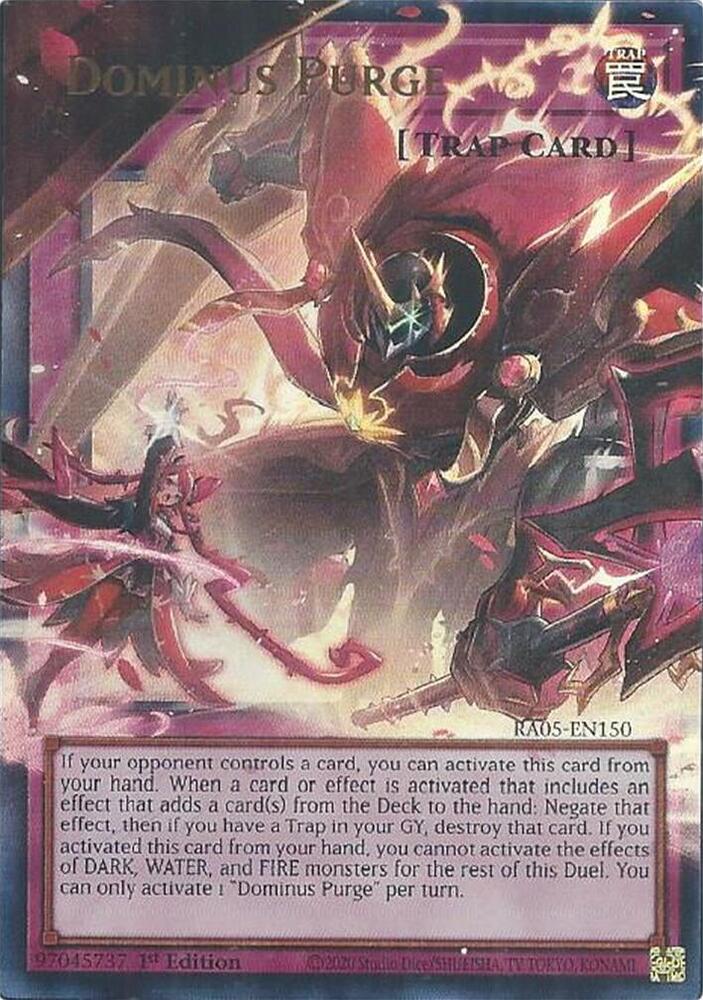 Yu-Gi-Oh!: Dominus Purge (Extended Art) (Ultra Rare) - Rarity Collection V - VGMX