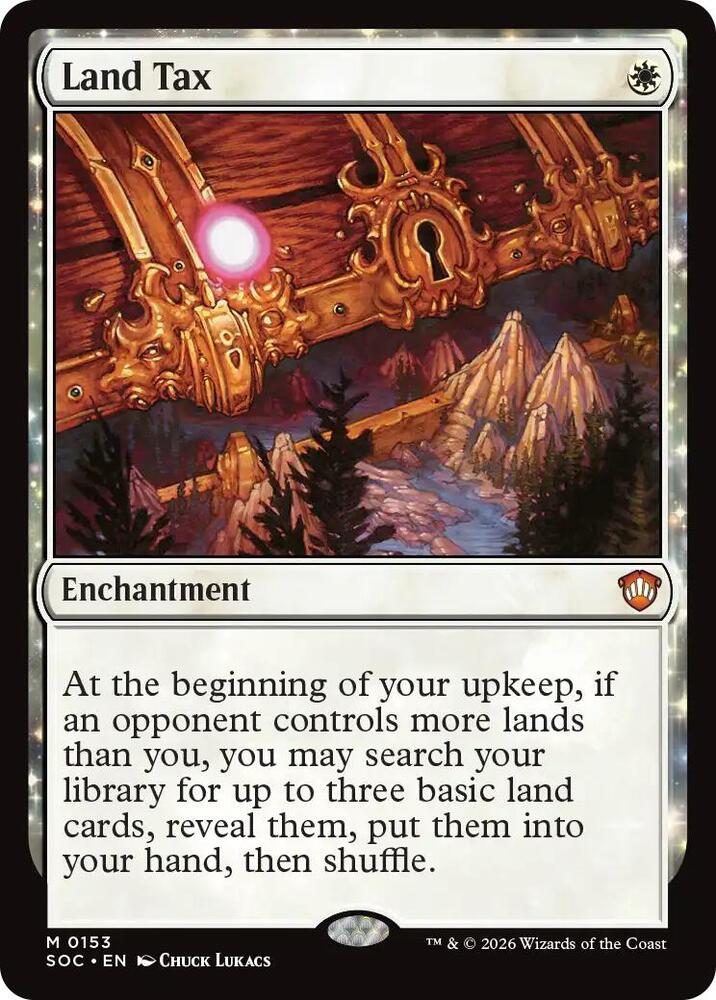 Land Tax - Commander: Secrets of Strixhaven - VGMX