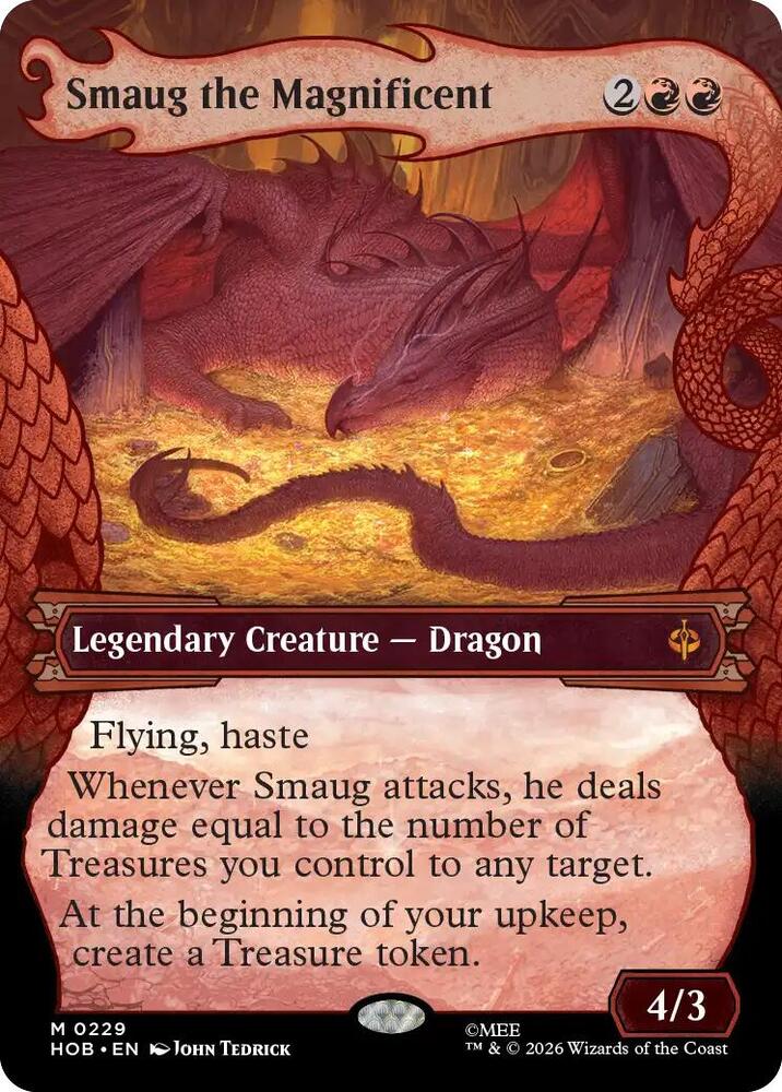 Magic: The Gathering: Smaug the Magnificent (Showcase) - The Hobbit - VGMX