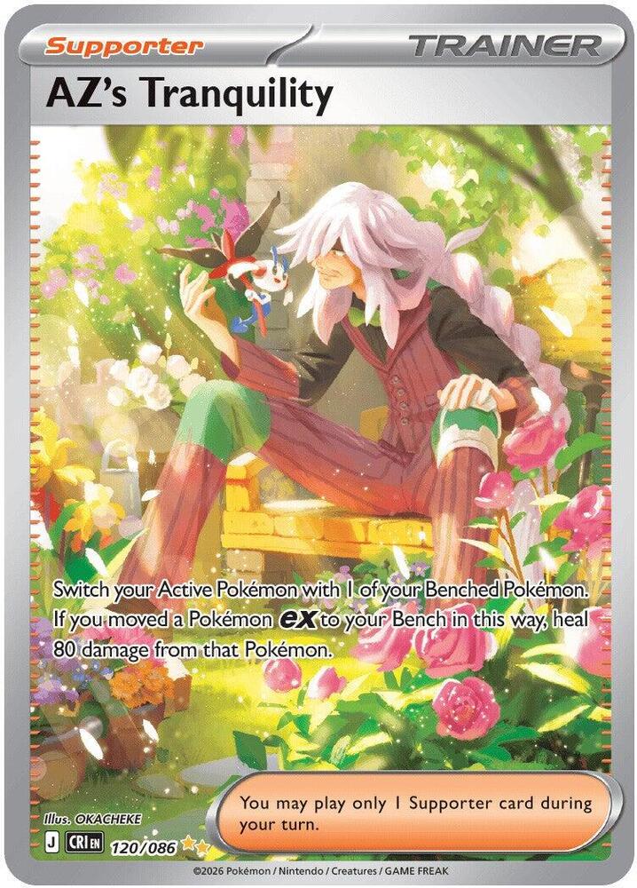 Pokémon: AZ's Tranquility - 120/086 - ME04: Chaos Rising - VGMX