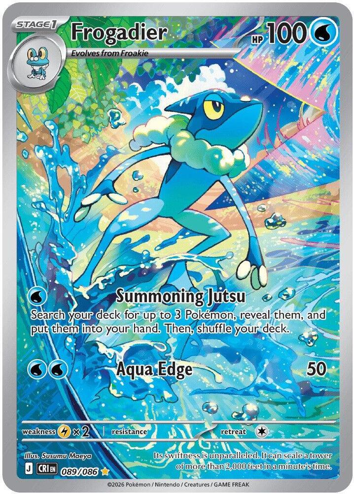 Pokemon: Frogadier 089/086 - Chaos Rising - VGMX