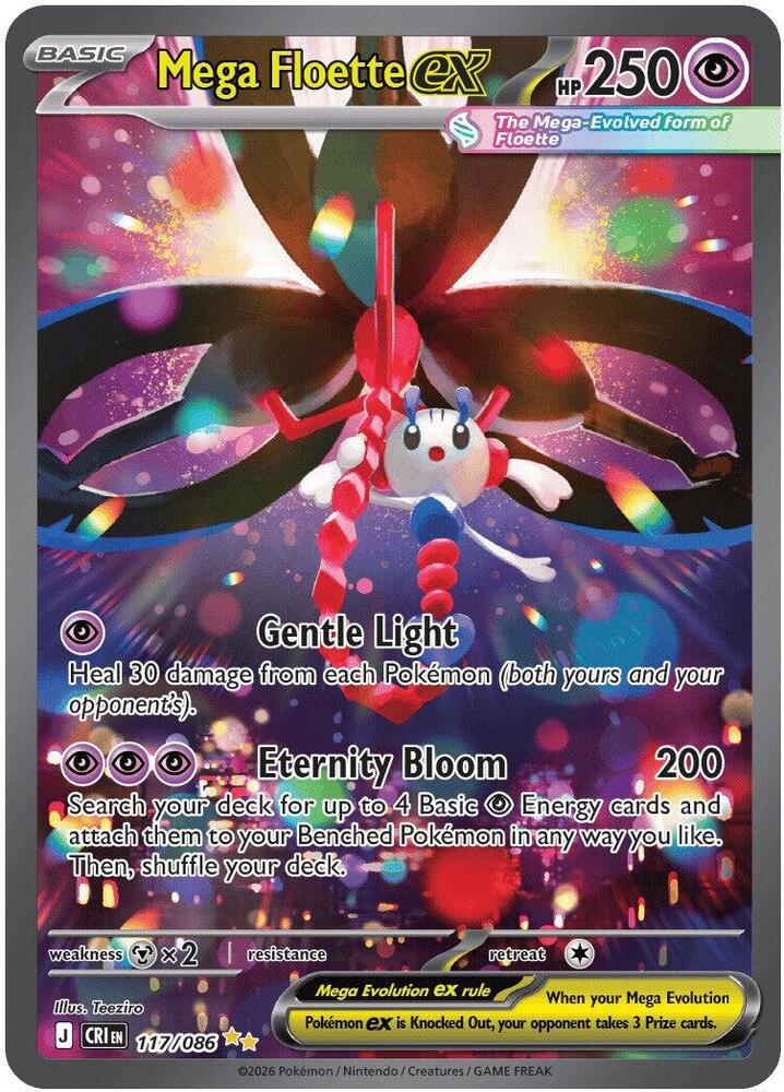 Pokemon: Mega Floette ex 117/086 - Chaos Rising - VGMX