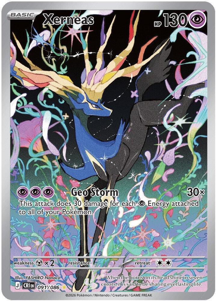 Pokémon: Xerneas - 091/086 - ME04: Chaos Rising - VGMX