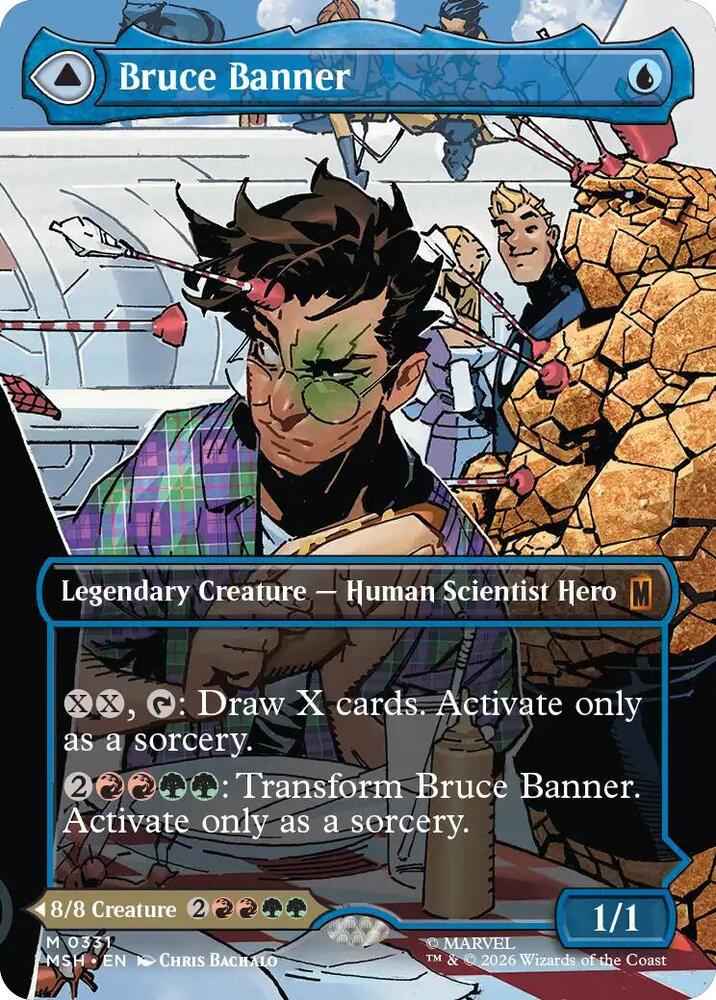 Magic: The Gathering: Bruce Banner (Borderless) (0331) - Marvel Super Heroes&nbsp; - VGMX