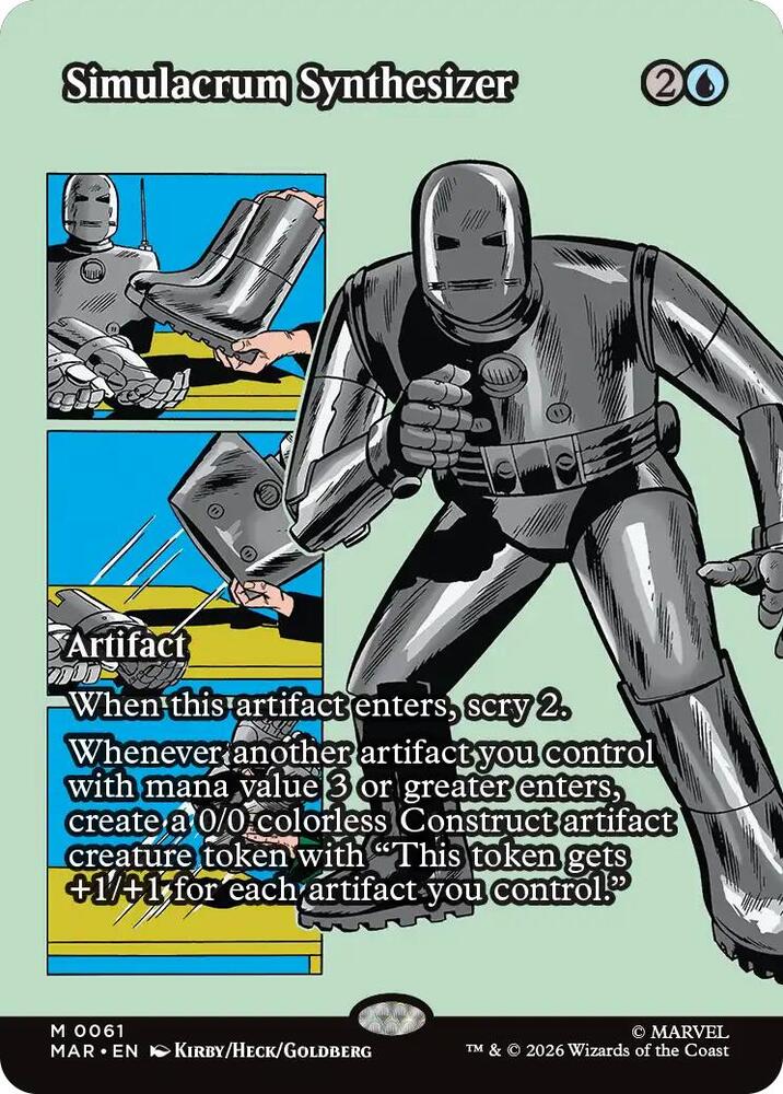 Magic: The Gathering: Simulacrum Synthesizer (Borderless) - Marvel Universe Eternal-Legal - VGMX