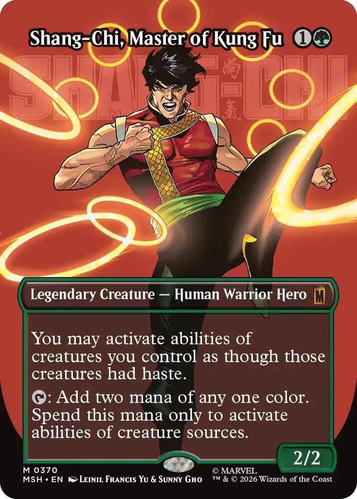 Magic The Gathering: Shang-Chi, Master of Kung Fu (Borderless) (0370) - Marvel Super Heroes - VGMX