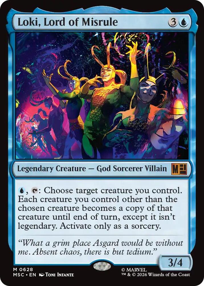 Magic: The Gathering: Loki, Lord of Misrule - Commander: Marvel Super Heroes - VGMX