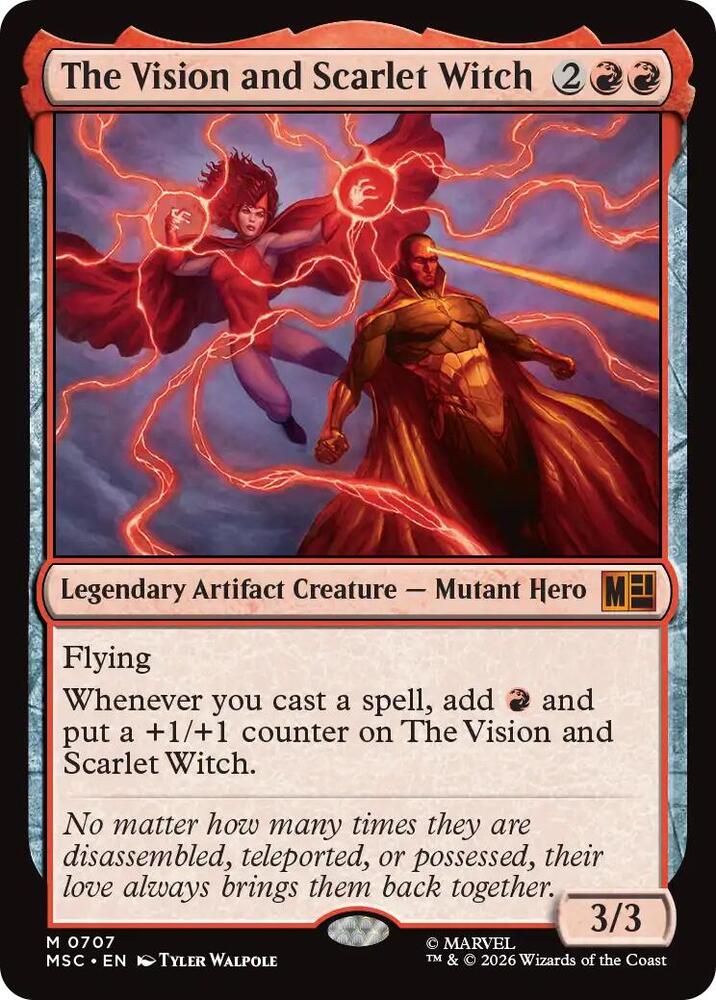 Magic: The Gathering: The Vision and Scarlet Witch - Commander: Marvel Super Heroes - VGMX
