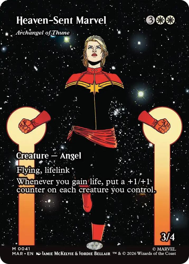 Heaven-Sent Marvel - Archangel of Thune (Borderless) - Marvel Universe Eternal-Legal - VGMX