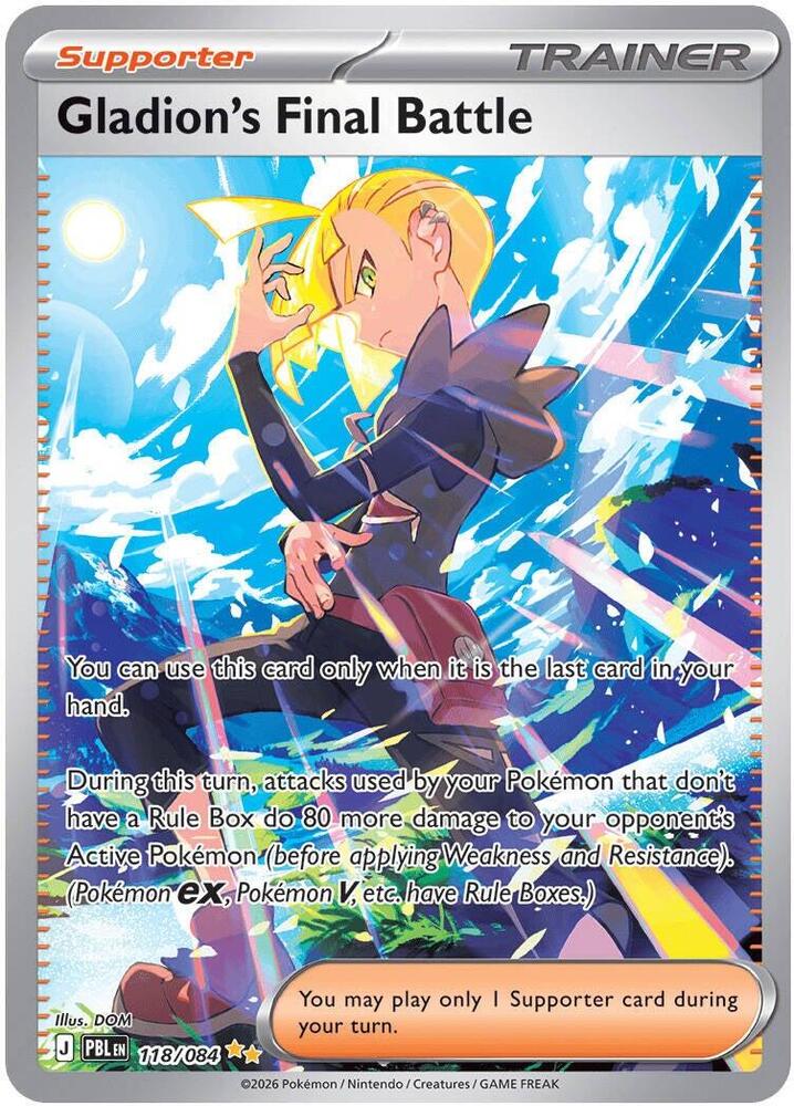 Pokémon: Gladion's Final Battle - 118/084 - ME05: Pitch Black - VGMX