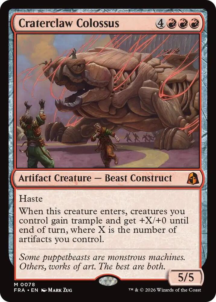 Magic: The Gathering: Craterclaw Colossus - Reality Fracture - VGMX