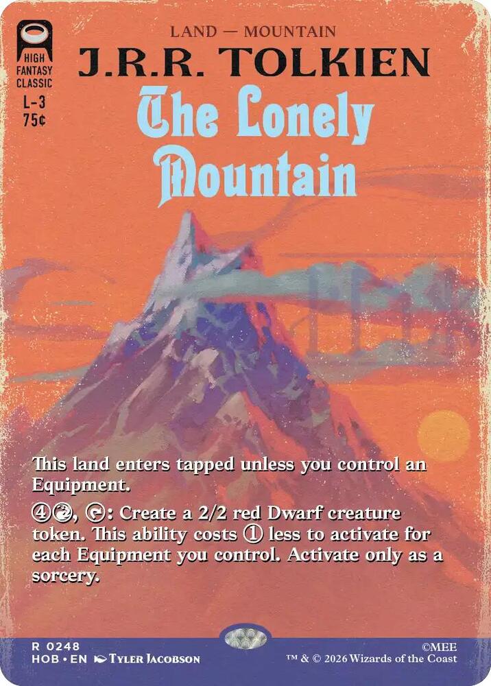 Magic: The Gathering: The Lonely Mountain (Borderless) - The Hobbit - VGMX