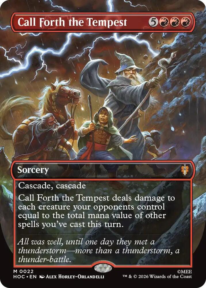Magic: The Gathering: Call Forth the Tempest (Borderless) - The Hobbit: Eternal-Legal - VGMX
