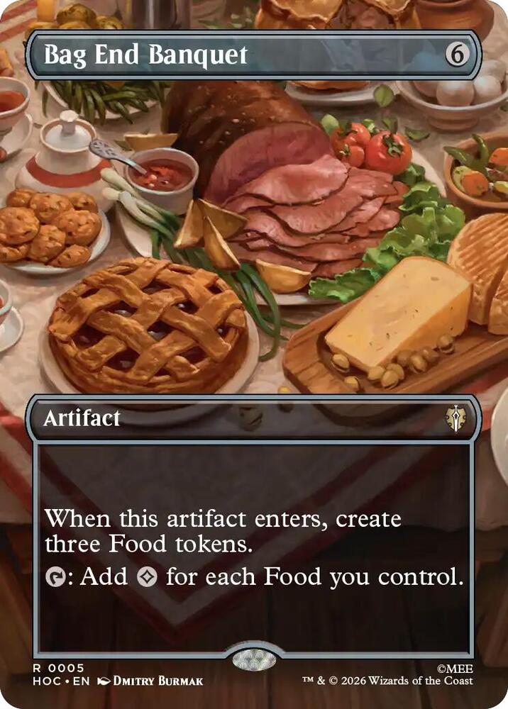 Magic: The Gathering: Bag End Banquet (Borderless) - The Hobbit: Eternal-Legal - VGMX