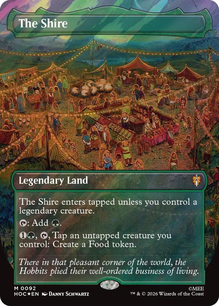 Magic: The Gathering: The Shire (Borderless) (Surge Foil) - The Hobbit: Eternal-Legal - VGMX