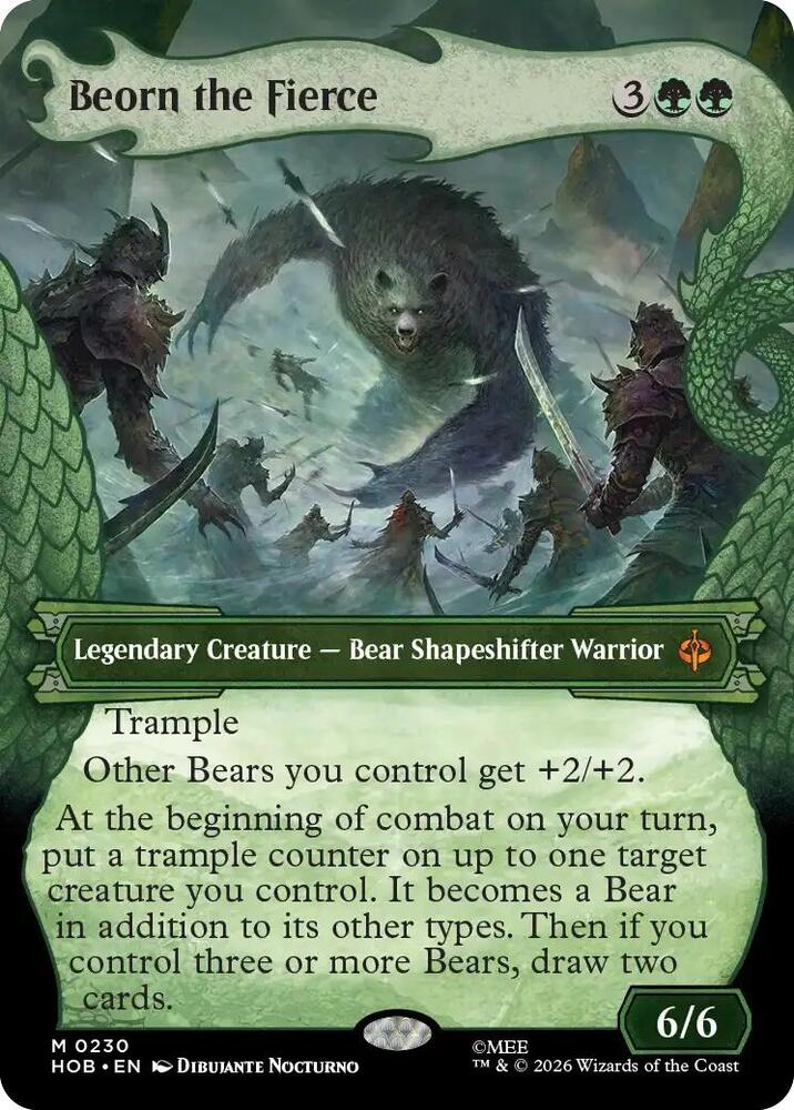Magic: The Gathering: Beorn the Fierce (Showcase) - The Hobbit - VGMX