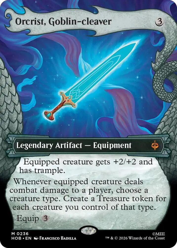 Magic: The Gathering: Orcrist, Goblin-cleaver (Showcase) - The Hobbit - VGMX