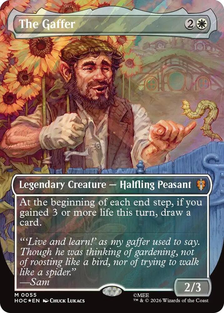 Magic: The Gathering: The Gaffer (Borderless) (Surge Foil) - The Hobbit: Eternal-Legal - VGMX