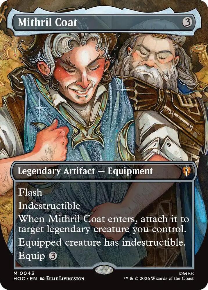 Magic: The Gathering: Mithril Coat (Borderless) - The Hobbit: Eternal-Legal - VGMX