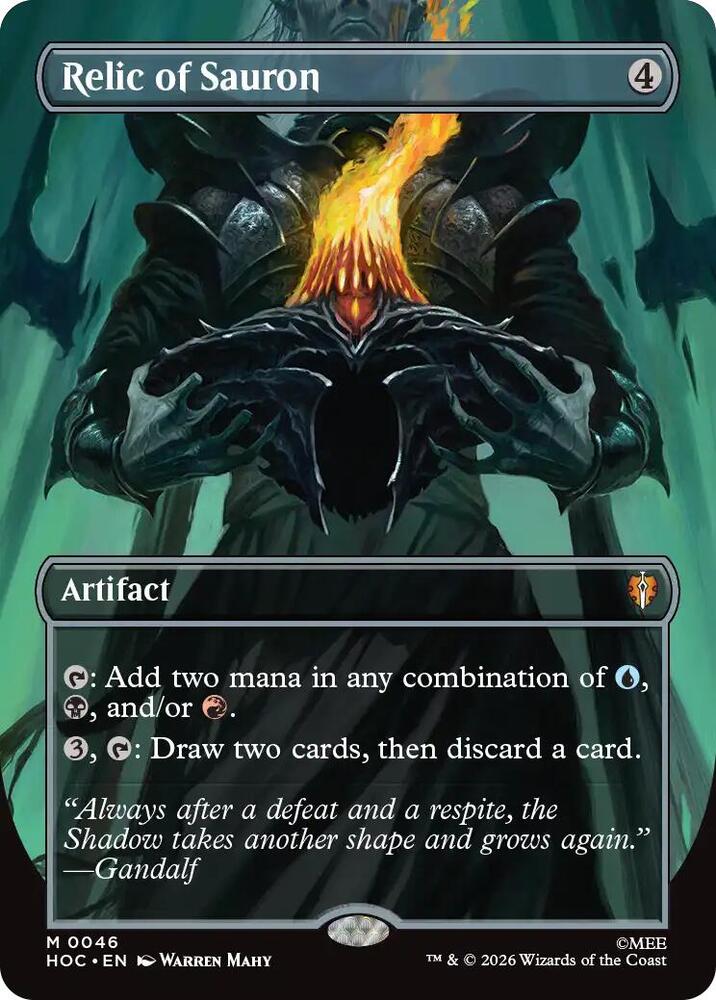 Magic: The Gathering: Relic of Sauron (Borderless) - The Hobbit: Eternal-Legal - VGMX