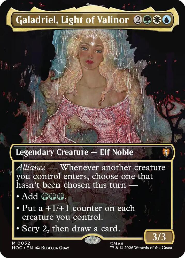 Magic: The Gathering: Galadriel, Light of Valinor (Borderless) - The Hobbit: Eternal-Legal - VGMX