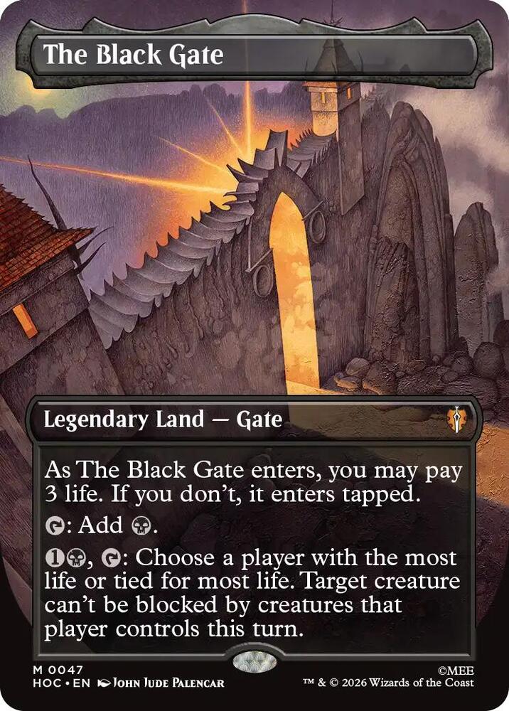 Magic: The Gathering: The Black Gate (Borderless) - The Hobbit: Eternal-Legal - VGMX