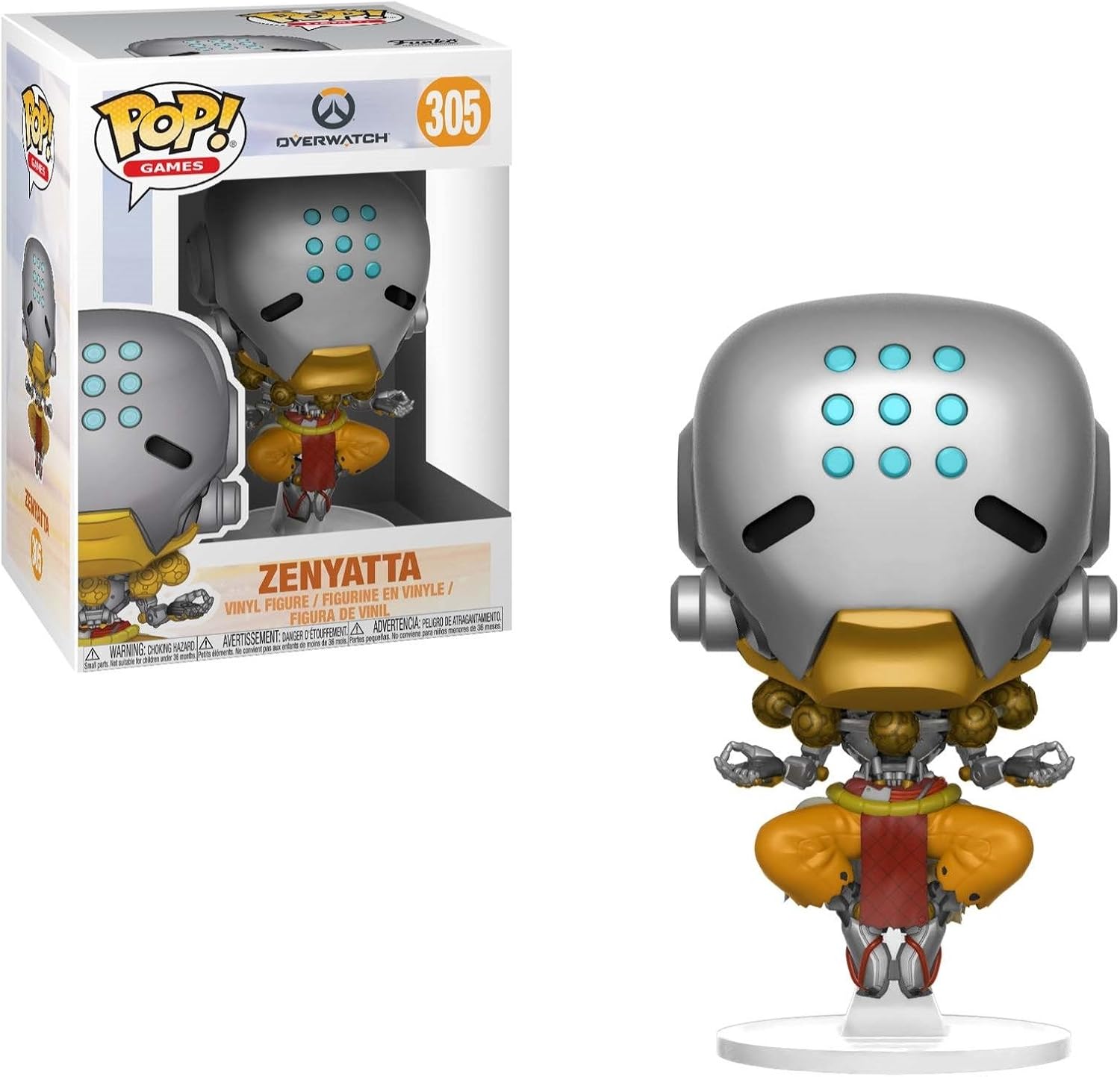 Funko Pop Games: Overwatch-Zenyatta, Multicolor