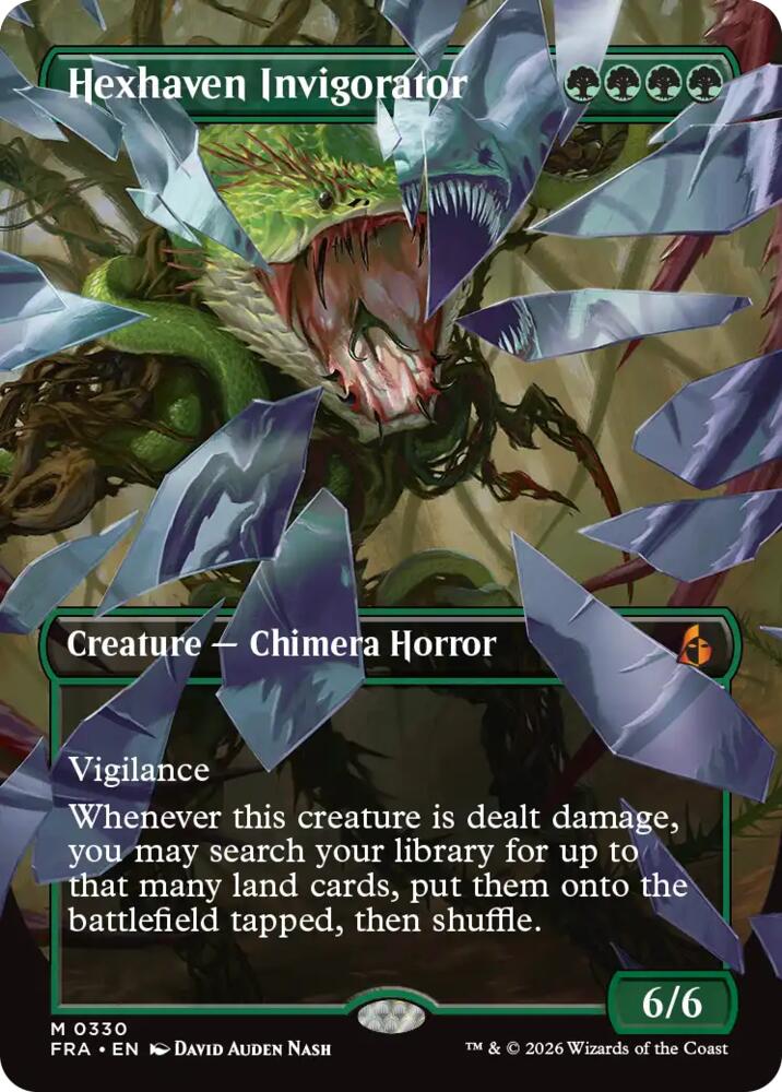 Magic: The Gathering: Hexhaven Invigorator (Borderless) - Reality Fracture - VGMX