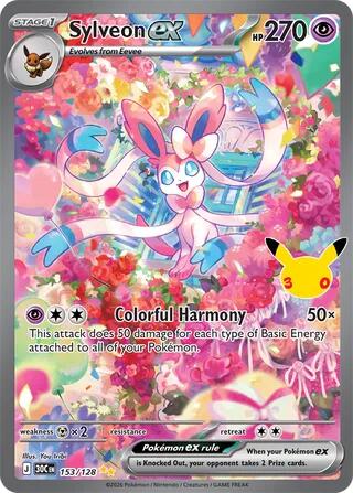 Pokémon: Sylveon ex - 153/128 - ME: 30th Celebration - VGMX