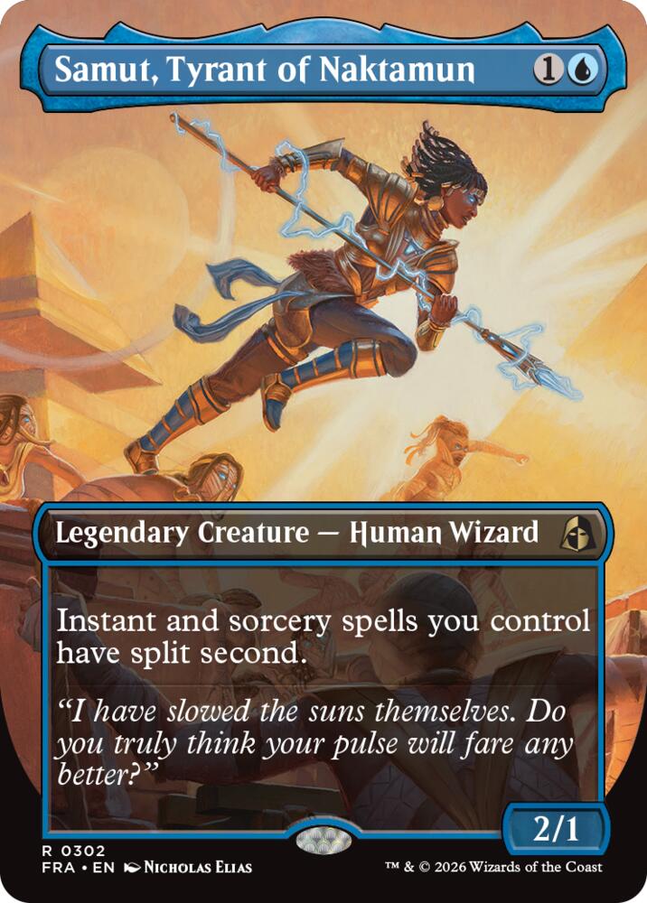 Magic: The Gathering: Samut, Tyrant of Naktamun (Borderless) - Reality Fracture - VGMX