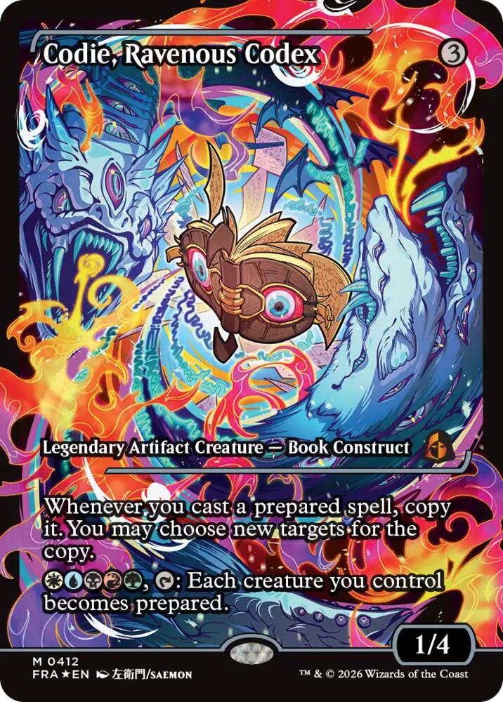 Magic: The Gathering: Codie, Ravenous Codex (Showcase) - Reality Fracture - VGMX