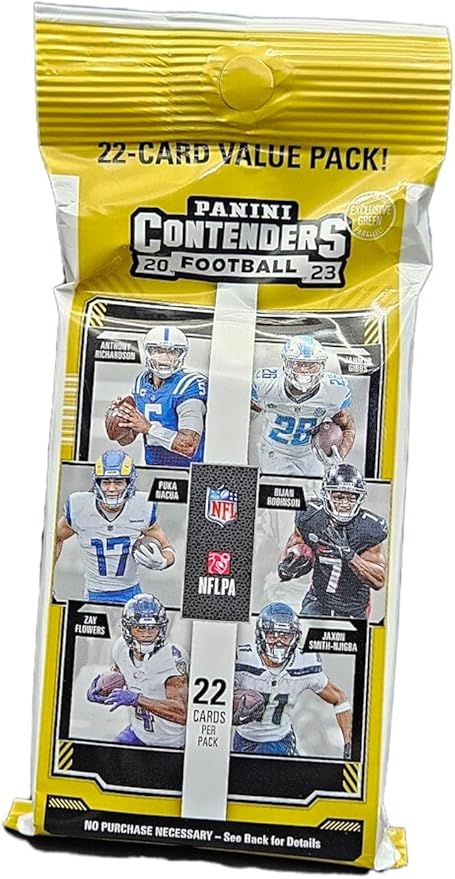 2023 Panini Contenders Football 22 Card Jumbo Value Pack