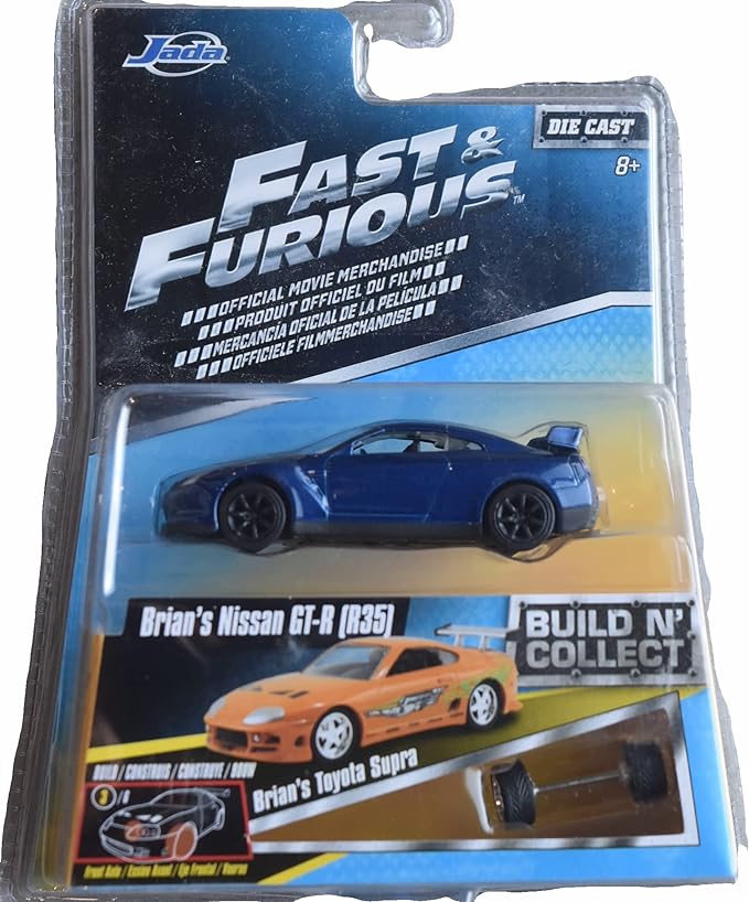 Jada Fast & Furious Brian's Nissans GT-R, Build n' Collect
