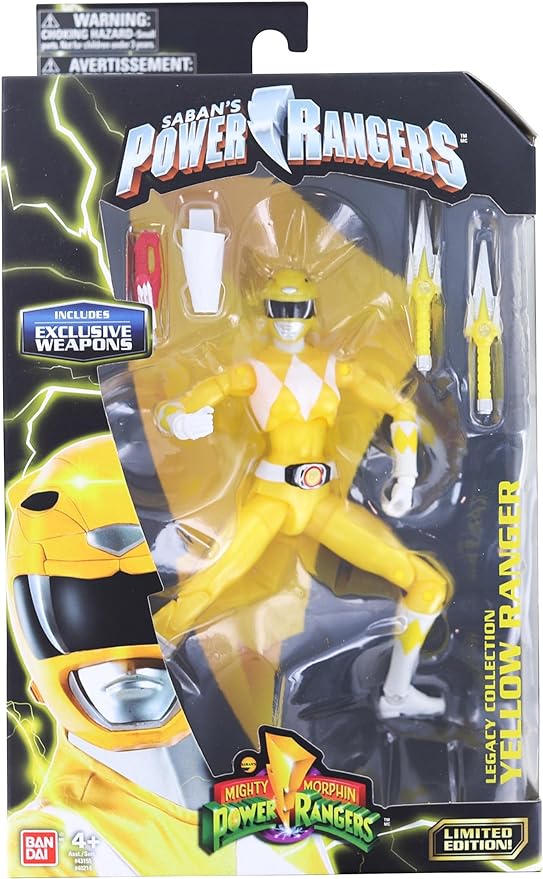 Power Rangers Legacy Collection 6.5 Inch Action Figure | Yellow Ranger