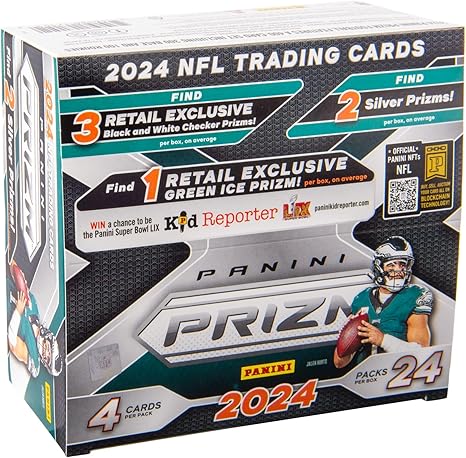 2024 Panini PRIZM NFL Football Trading Cards 24-Count Retail Box