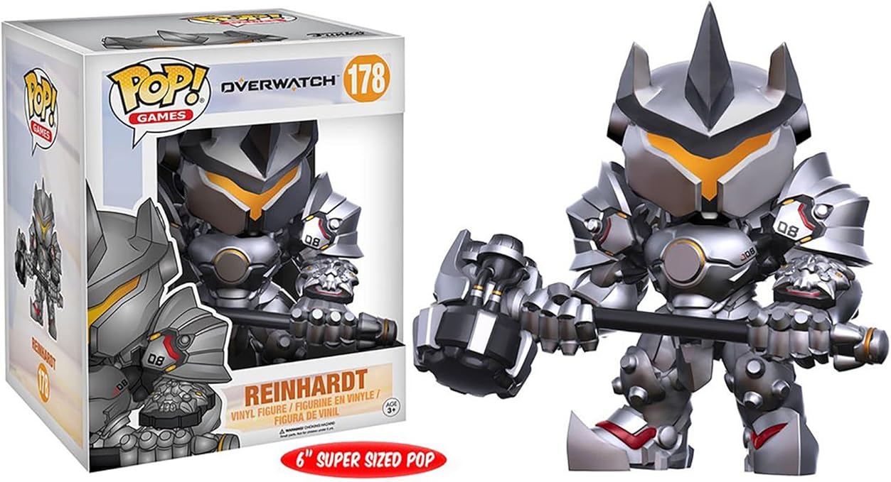 Funko POP Games: Overwatch Reinhardt Toy Figures