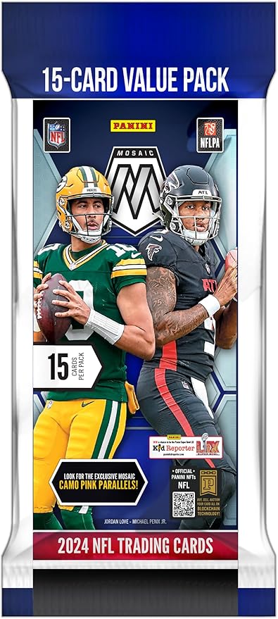 2024 Panini NFL Mosaic Football Trading Cards Fat Pack