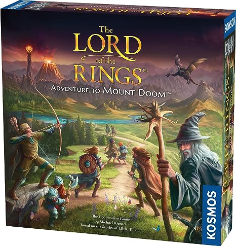 The Lord of The Rings: Adventure to Mount Doom | Family Game | Cooperative Game | Strategy Game
