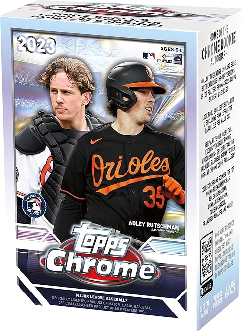 2023 Topps Chrome Baseball Factory Sealed Value Box