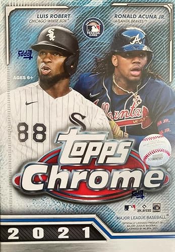 2021 Topps Chrome Baseball 8 Pack Blaster Box