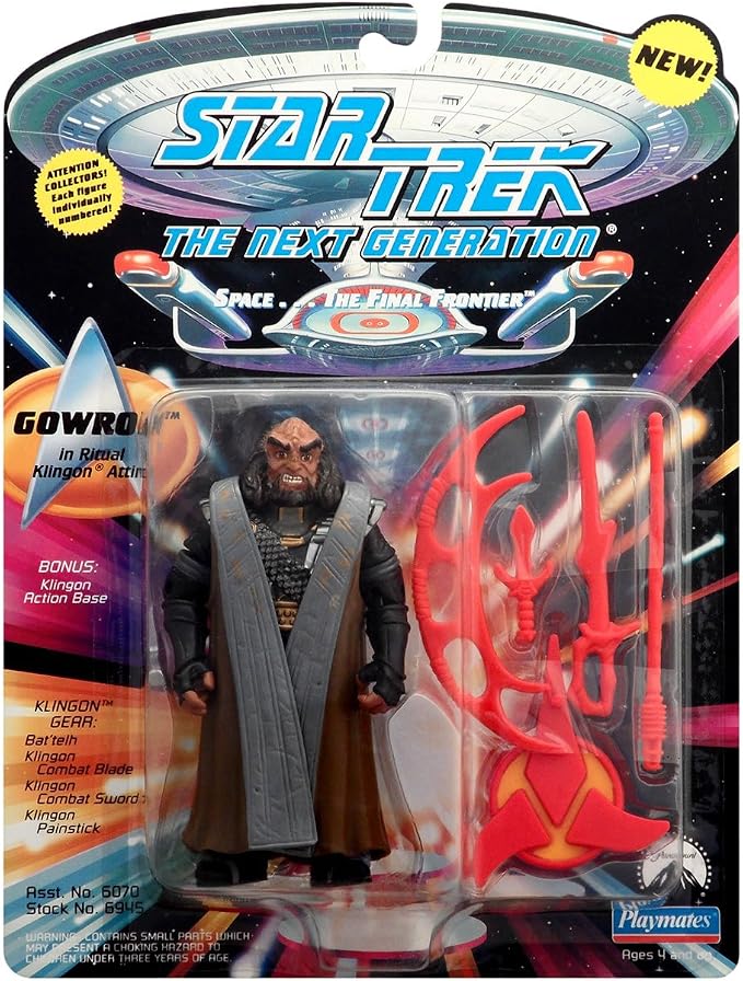Star Trek: The Next Generation Gowron in Ritual Klingon Attire Action Figure - VGMX