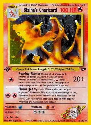 Unlimited Blaine's Charizard - Gym Challenge (G2)