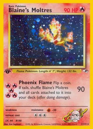 Blaine's Moltres - Unlimited Gym Heroes (G1)